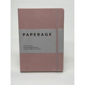 Paperage Blank Notebook Blush Pink Hardcover Journal 160 Pages 5.6x8 88119 NEW
